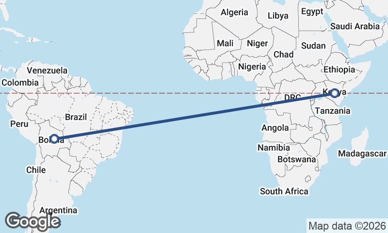Kenya to Bolivia