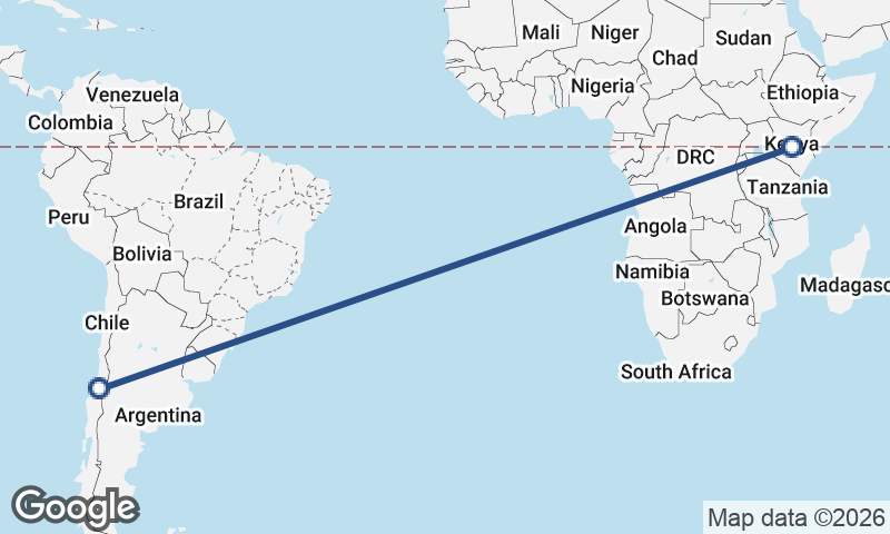 Kenya to Chile