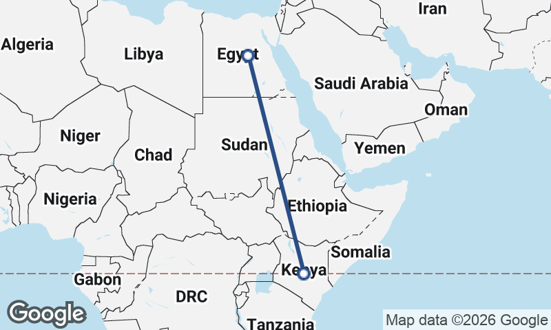 Kenya to Egypt