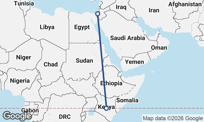 Kenya to Israel