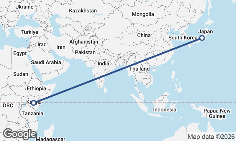 Kenya to Japan