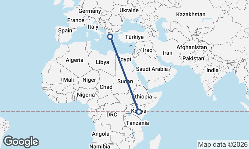 Kenya to Greece