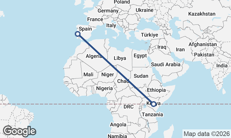 Kenya to Portugal