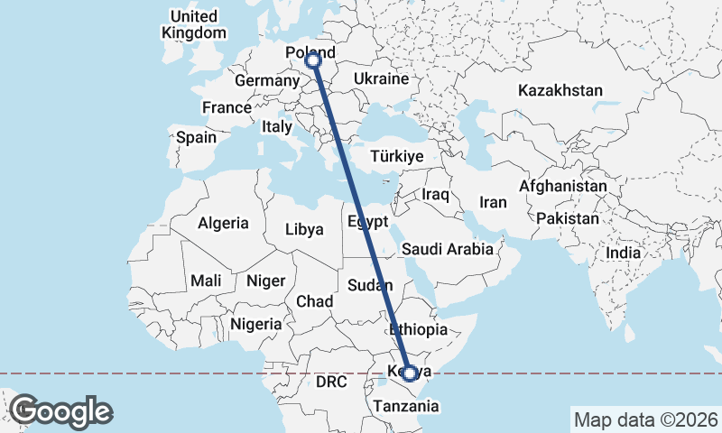 Kenya to Poland