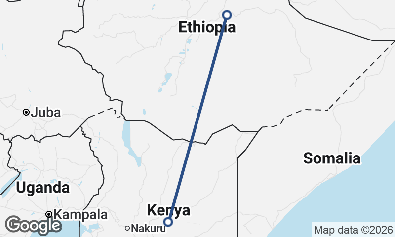 Kenya to Ethiopia
