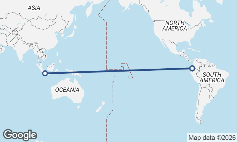 Quito to Jakarta