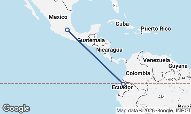 Quito to Mexico City