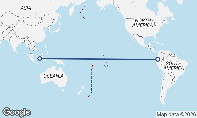 Indonesia to Ecuador