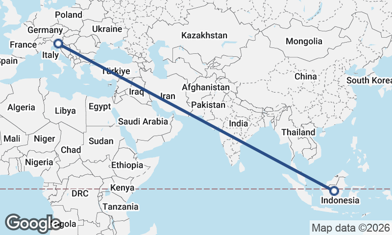 Indonesia to Slovenia