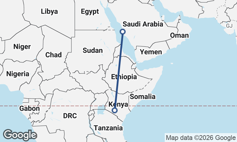 Nairobi to Jeddah