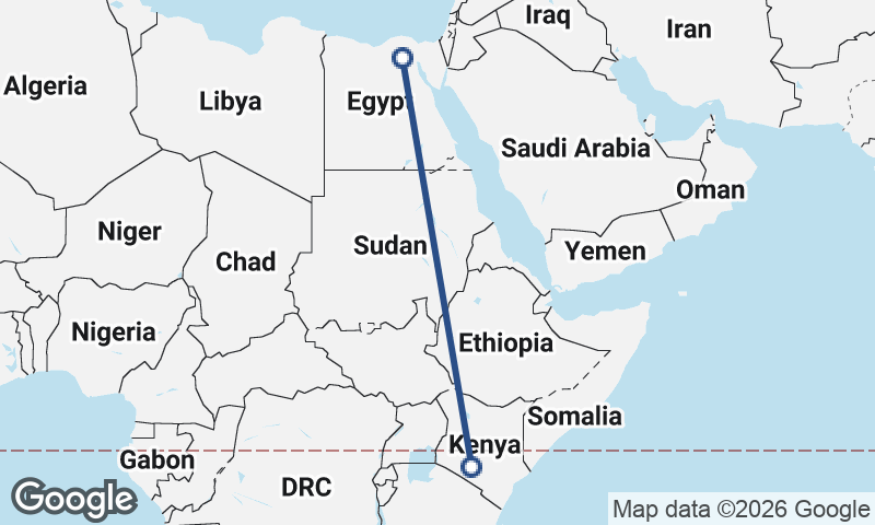 Nairobi to Cairo