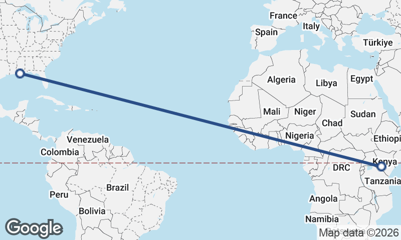 Nairobi to New Orleans