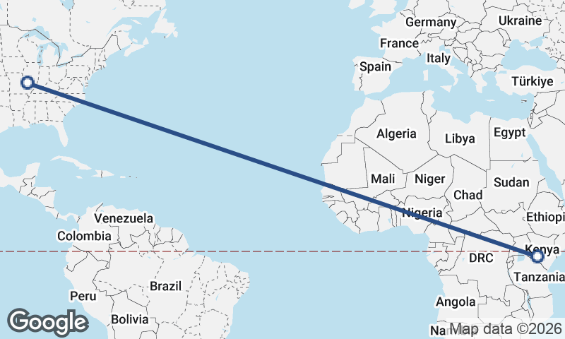 Nairobi to St. Louis