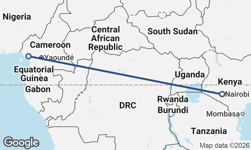 Nairobi to Douala