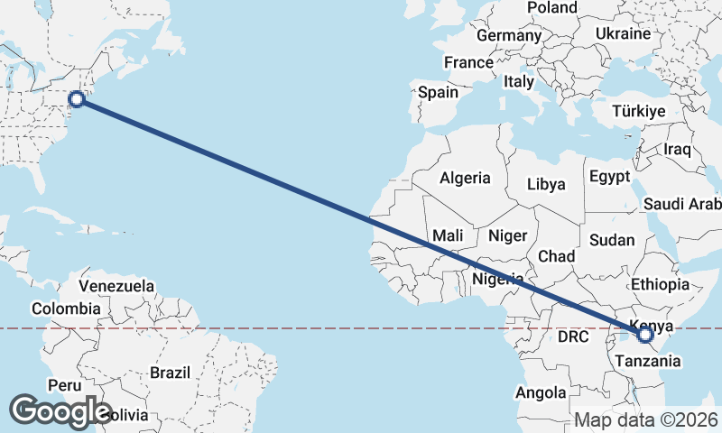 Nairobi to New York