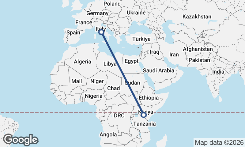 Nairobi to Rome