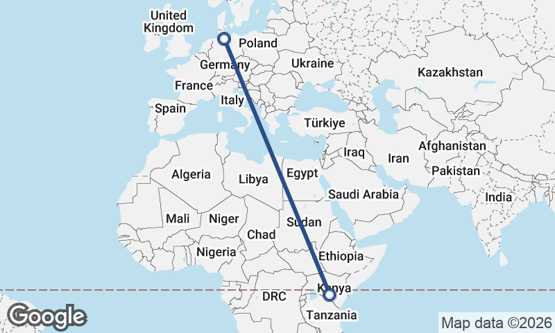 Nairobi to Hamburg