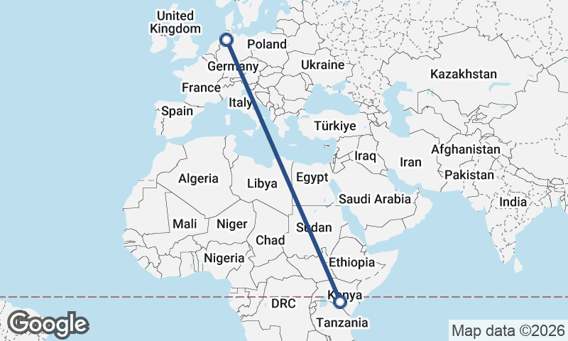 Nairobi to Bremerhaven