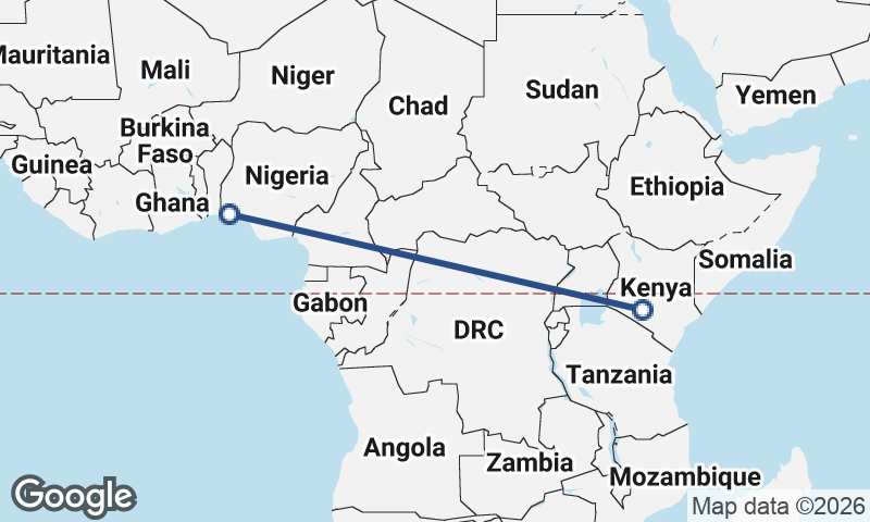 Nairobi to Lagos