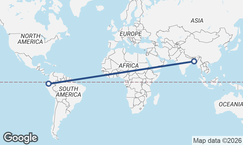 Ecuador to Bangladesh