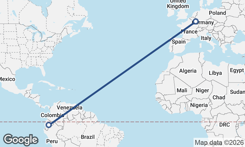 Ecuador to Luxembourg