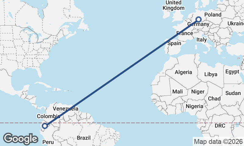 Ecuador to Germany