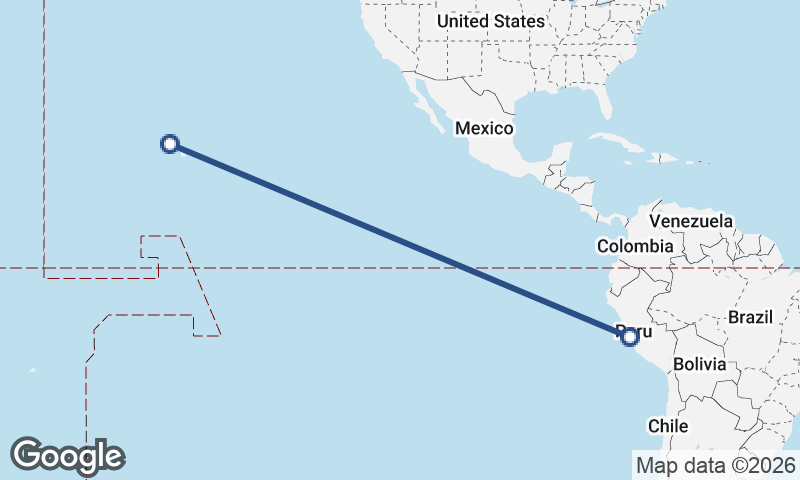 Lima to Honolulu