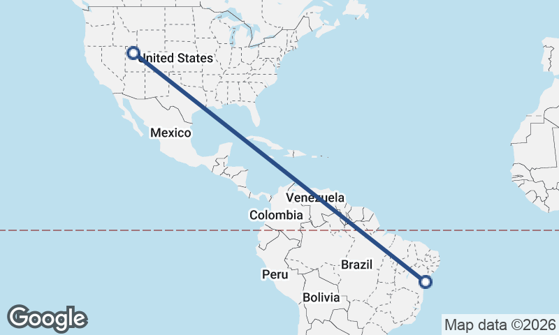 Salvador to Salt Lake City