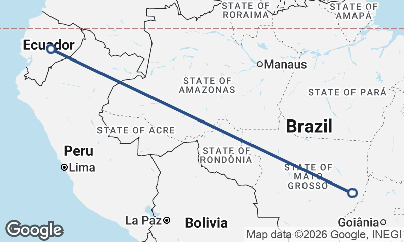 Brazil to Ecuador