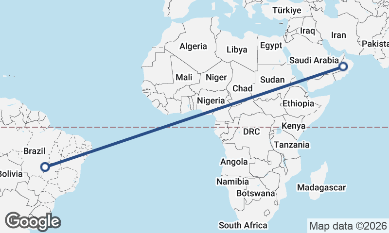 Brazil to Oman