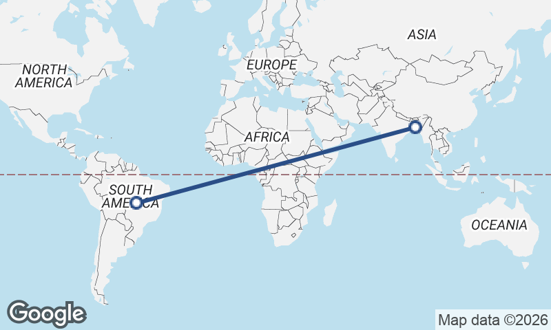 Brazil to Bangladesh