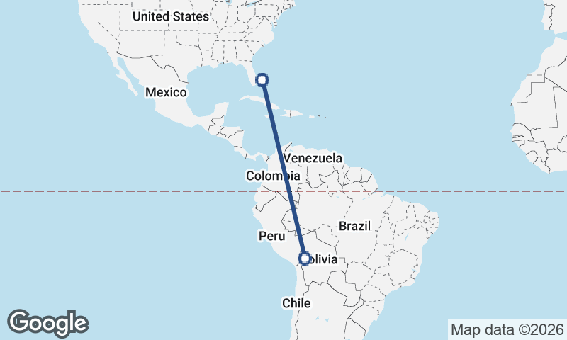 La Paz to Freeport City