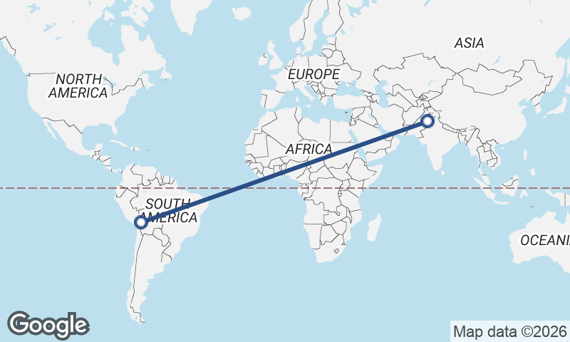 La Paz to Faisalabad