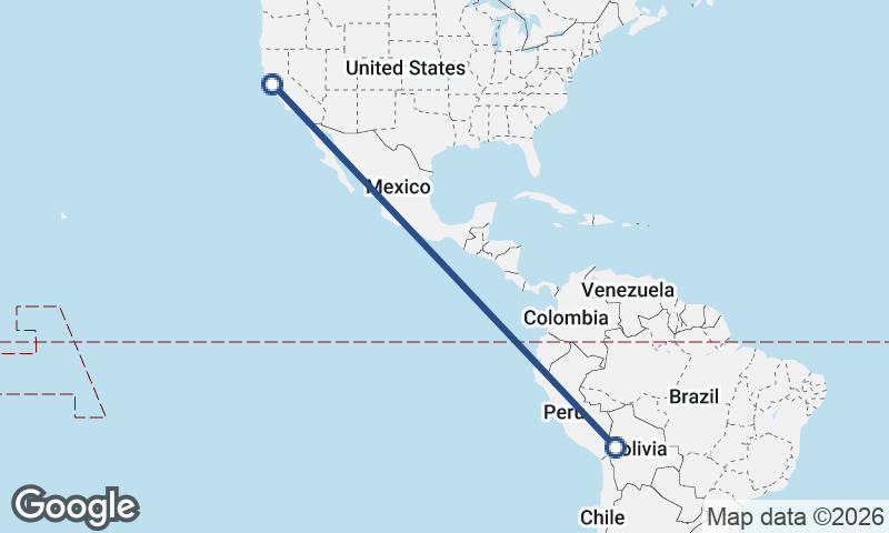 La Paz to San Francisco