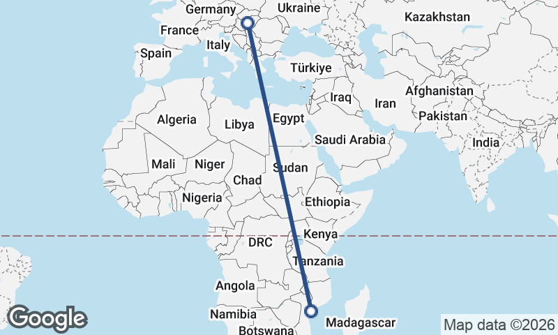 Mozambique to Hungary