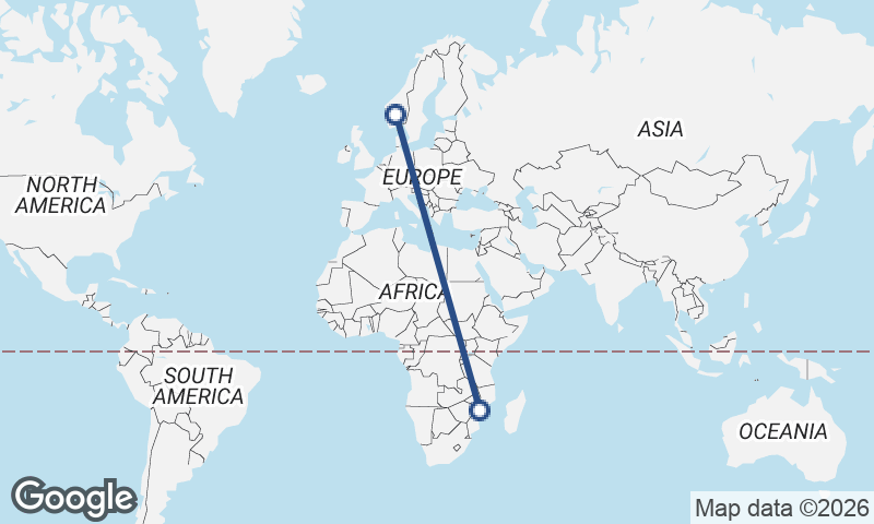 Mozambique to Norway