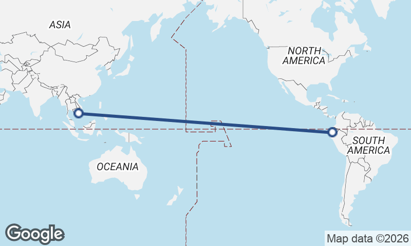 Guayaquil to Ho Chi Minh City