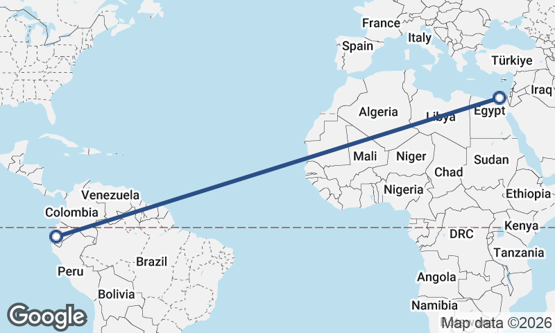 Guayaquil to Port Said
