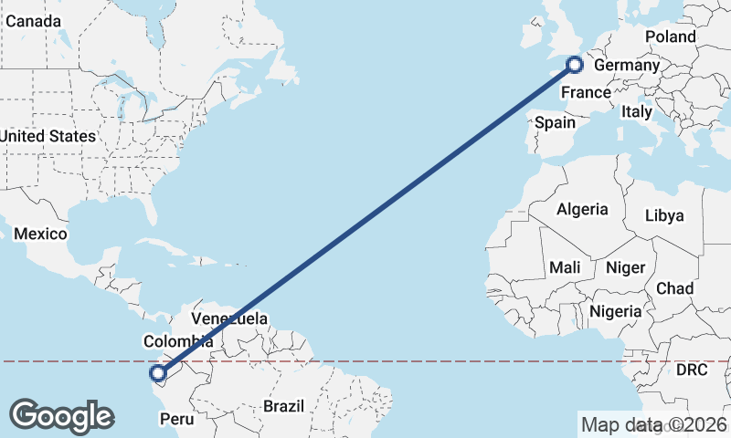 Guayaquil to Le Havre