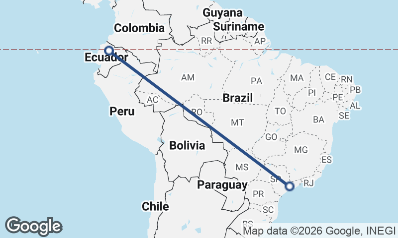 São Paulo to Quito