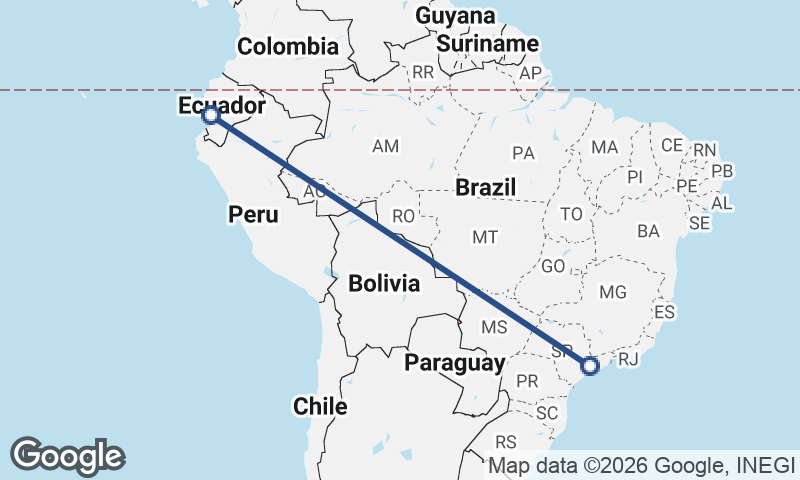 São Paulo to Guayaquil