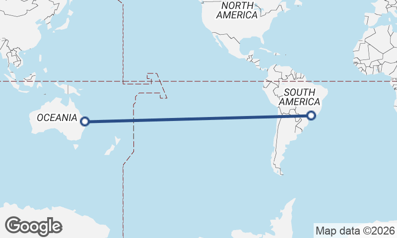 São Paulo to Brisbane