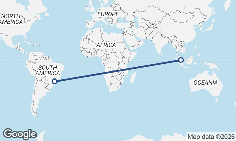 São Paulo to Singapore