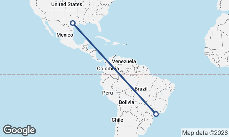 São Paulo to Austin