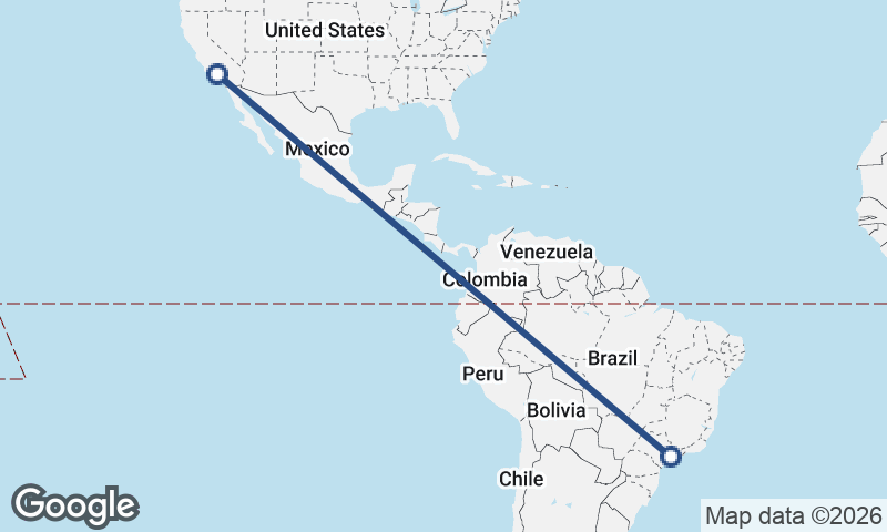 São Paulo to Los Angeles