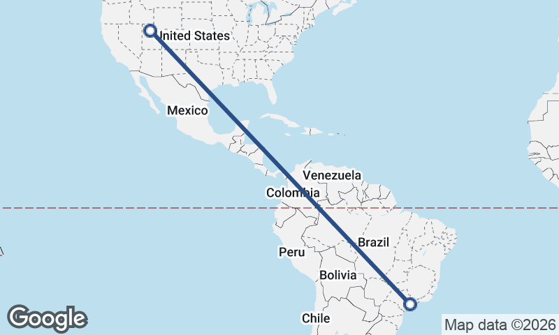 São Paulo to Salt Lake City