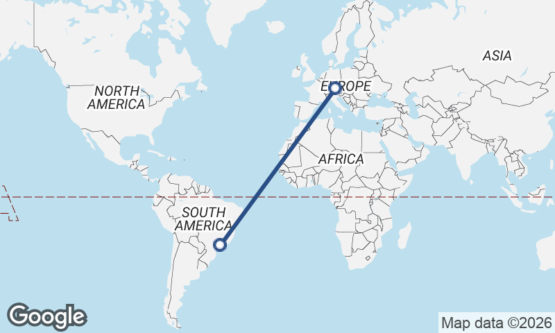 São Paulo to Munich