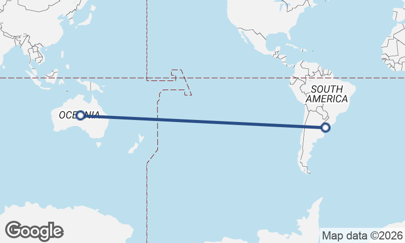 Australia to Uruguay