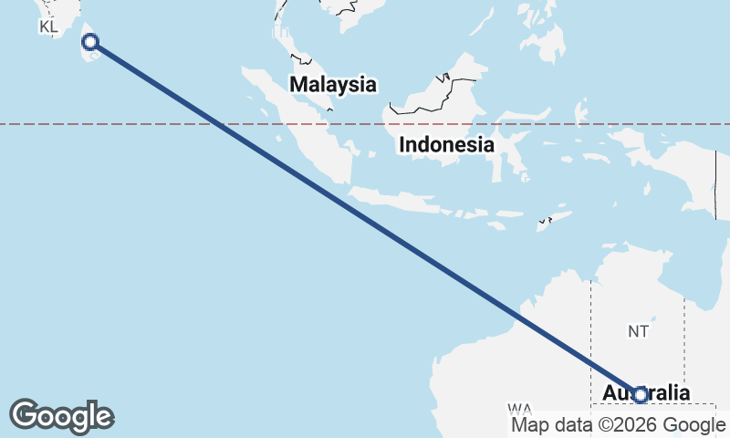 Australia to Sri Lanka