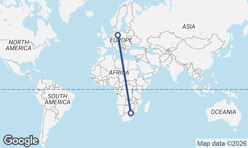 Johannesburg to Berlin